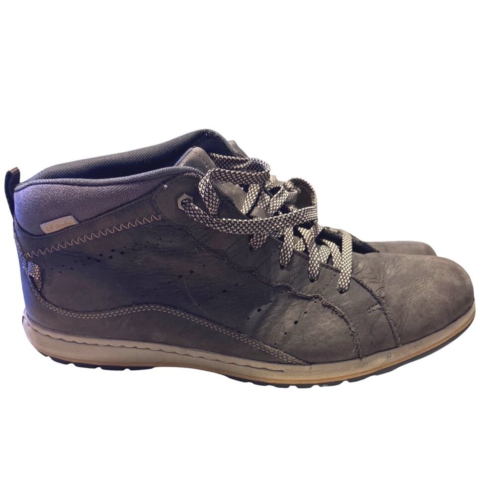 Columbia Boots Mens Sz 13 Three Passes Ankle Bootie Brown Leather YM5290-059